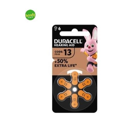 DURACELL Blister Da 6 Batterie Code: 13 (1/5)