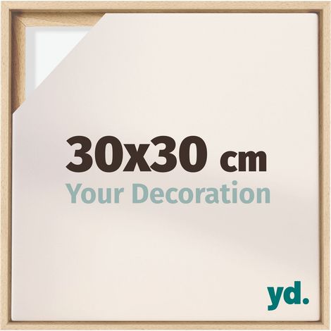 Your Decoration - Cadre flottant - Hetre - Cadre en caisse américaine pour toile sur chassis - MDF - Lyon (1/5)