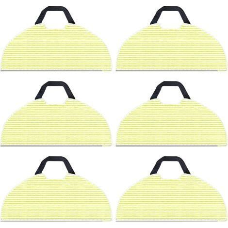 BUNTHAUS Lot de 6 chiffons de nettoyage de rechange pour aspirateur robot Shark RV2610WA AV2610WA AI Ultra 2 en 1, chiffon de nettoyage en microfibre Shark AI Ultra (1/3)