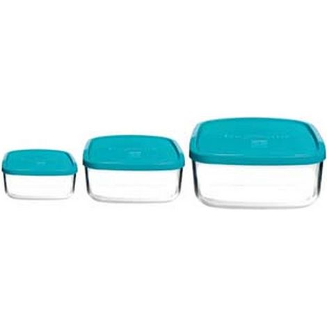 12PZ CONTENITORI "FRIGOVERRE CLASSIC" QUADRO - CM.15X15 - CL.75