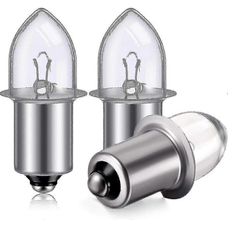 Ampoules de rechange au krypton à culot à baïonnette pour lampes torches 3D/4D, 6 V, 0,75 A, lot de 3 (1/5)