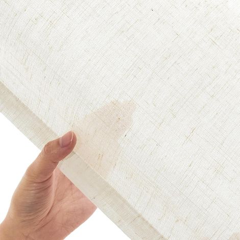 Lot de 2 Rideaux Voilage Lin 140x200 cm Semi-Transparents pour Salon - Lot de 2 Rideaux Voilage Lin 140x200 cm Semi-Transparents pour Salon (1/5)