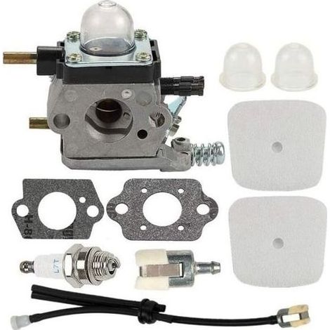 pair Kit Carburateur avec Filtre une Air pour Moteur Mantis une 2 Temps 7222 7222E 7222M 7225 7230 7234 7240 7920 7924 Motoculteur - (1/4)