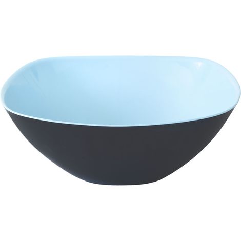 Saladier bioclimatique 250x250x100 noir/bleu