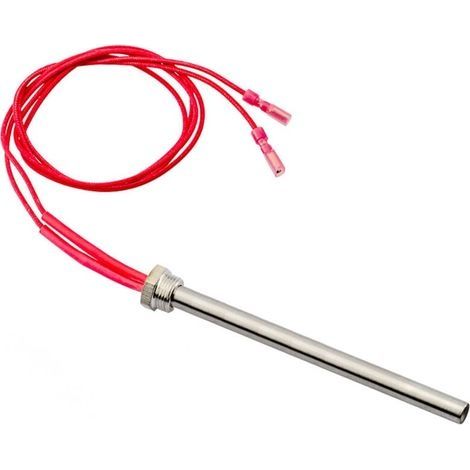 220V 280W Bougie d'allumage pour poêle à granulés 3/8 pouce 140 150 160 170 180 mm Résistance d'allumage pour poêle à granulés, diamètre 10 mm (longueur 140 mm), chauffe rapide