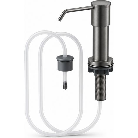 Seifenspender für Spüle aus Edelstahl 304 in Gunmetal-Grau (1/5)