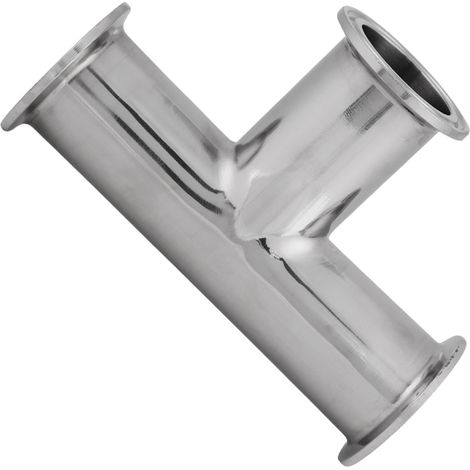 Té à connexion rapide en acier inoxydable sanitaire SUS304 Φ381,5 (1/5)
