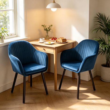 Sillón reclinable con reposabrazos, silla de recepción, silla de comedor, silla auxiliar, silla de comedor, sillón (solo 2 sillas) (1/5)