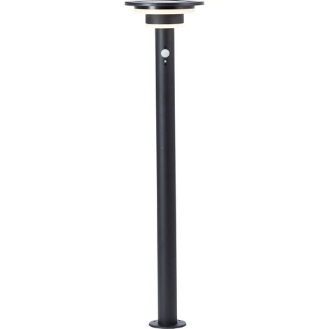 Brilliant LED Stehlampe Garvina Solar, 85 cm, 430 lm, 3000 K, Edelstahl, schwarz (1/7)