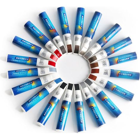 Stylo correcteur de peinture automobile, effaceur de rayures, applicateur bleu 12 ml, outil professionnel (1/2)
