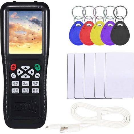 RFID avec fonction de décodage NFC IC ID duplicateur lecteur (1/5)
