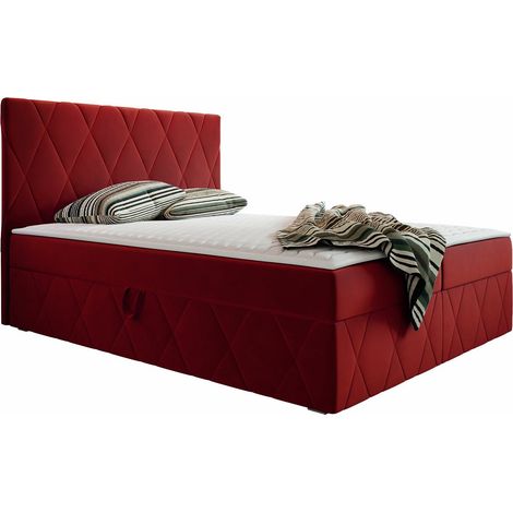 Cama continental Comfivo Avis, Magic Velvet 2267, Continental, Doble, 160x200, Tapiz, Somieres, 163x206x112cm (1/5)