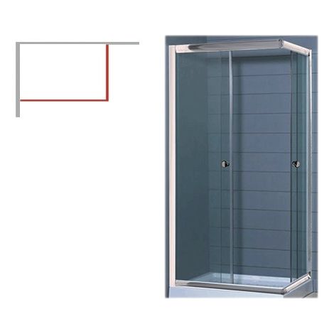 BOX DOCCIA BRIXO GIRASOLE CM. 69X89X190H (1/4)