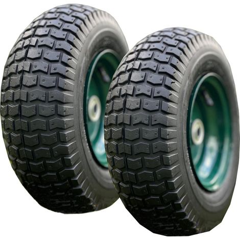 Set of 2 Garden Trolley Replacement Wheels (12 Inch - 30cm) (1/5)