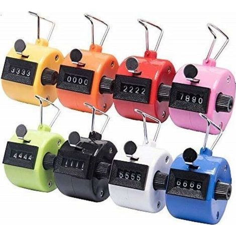 8pcs Manual Counters Step Counter Clicker Mechanical Quantity Counter Without Battery Operation (1/5)
