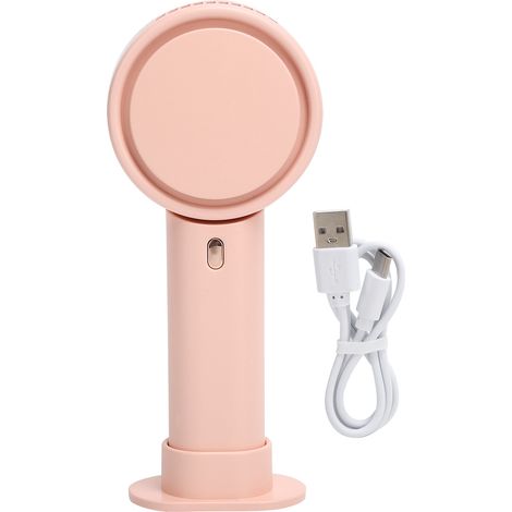 Ventilateur de bureau rechargeable USB sans pales, portable pour maison et bureau, mini climatiseur d'air avec Type‑C (1/5)
