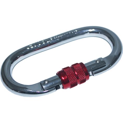 Une paire de deux pièces accessoires 25KN serrure mousqueton en aluminium équipement de boucle d'escalade hamac de yoga en plein air (1/3)