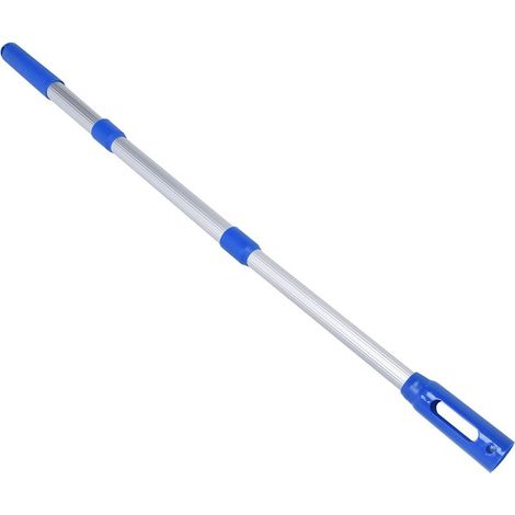Poteau télescopique de nettoyage de piscine (44 90 cm), poteau de piscine, accessoires de nettoyage de tige télescopique pour filet d'écumage de piscine, brosse à râteau (1/5)