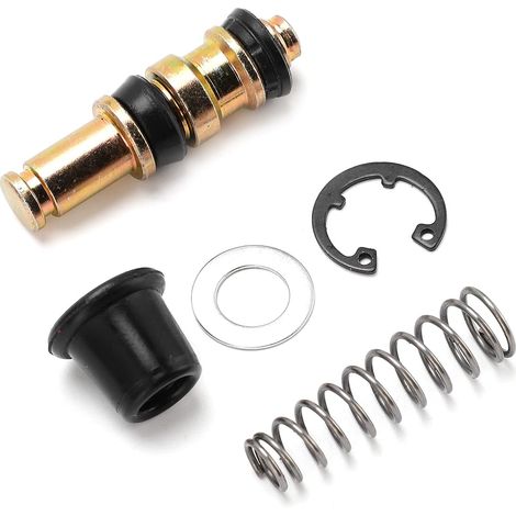 Kit de Reconstruction de Maître-cylindre Avant Kit de Réparation de Piston de Piston D'embrayage de Frein Hydraulique de Moto en Métal + Caoutchouc 14mm/0.55in Remplacement pour Scooter de Vélo de (1/5)