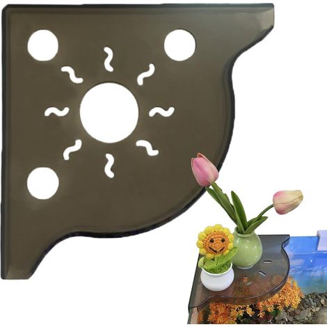 Étagère de rangement d'angle pour aquarium - moderne - multifonctionnelle - (1/5)