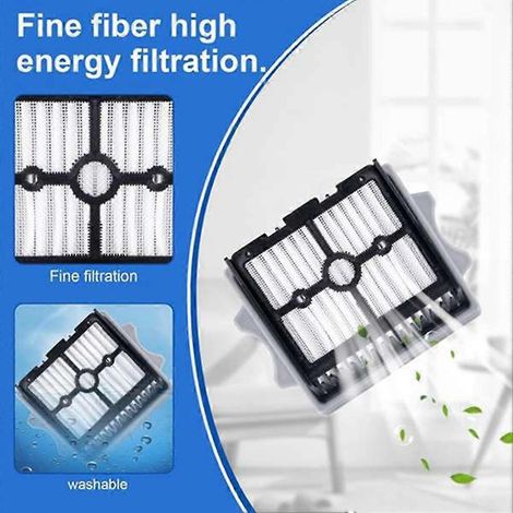 Set mit 7 HEPA-Filtern und rotierenden Bürsten für Tineco Floor One Switch S6 / Stretch S6 Akku-Nass- und Trockensauger (1/5)