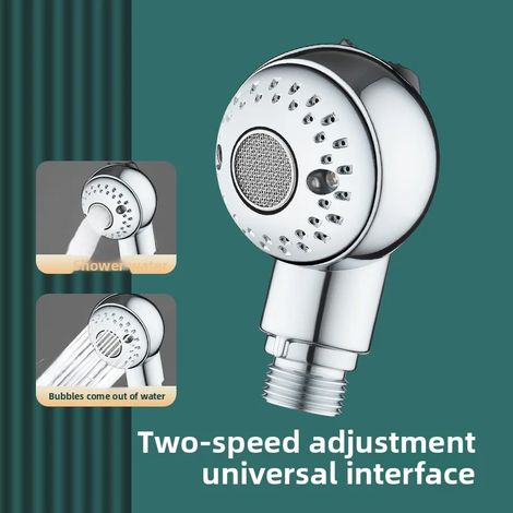 Pommeau de douche double mode pour bébé - jet d'eau doux et mousseux, résistant aux chutes et durable, interface universelle, convient aux tout-petits. (1/4)