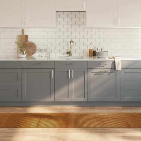 Teppich Rechteckig Braun 60x500 cm Bambus