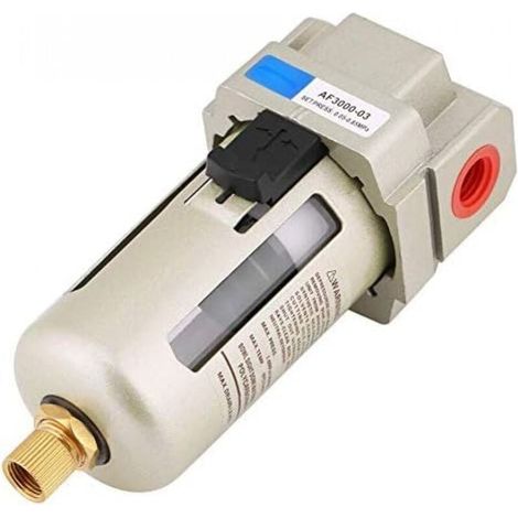 Filtre Séparateur D Eau Compresseur Air Comprimé G3 8 Pour Éliminer Humidité Impuretés (1/4)