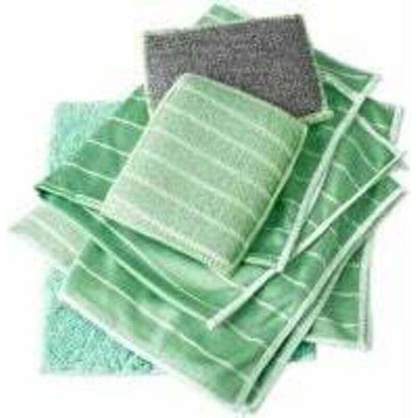 YMYNY Lot de 6 Chiffon Bambou Microfibre pour Vitres Miroirs Carreaux Carrosserie Microfibre Bambou Vitre Ménage Salle de Bain