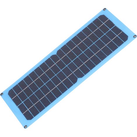 Flexibles Solarmodul-Set, Photovoltaikmodul, tragbares Ladegerät für Wohnmobil, Camping, Wandern, 15 W, 18 V (1/5)