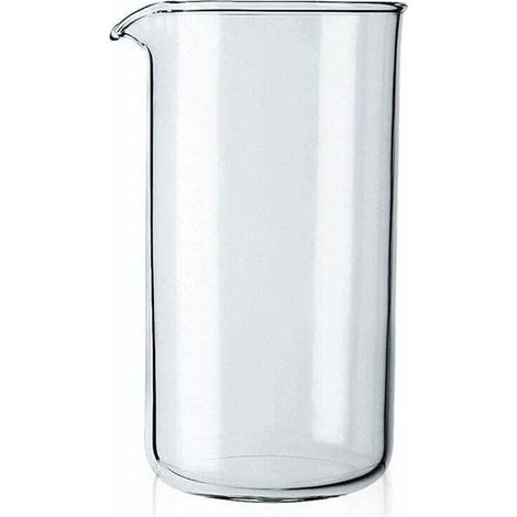 Ulisem Replacement Beaker for Coffee Press, Glass – Transparent (Capacity: three cups, 0.35 L, 12 oz) (1/4)
