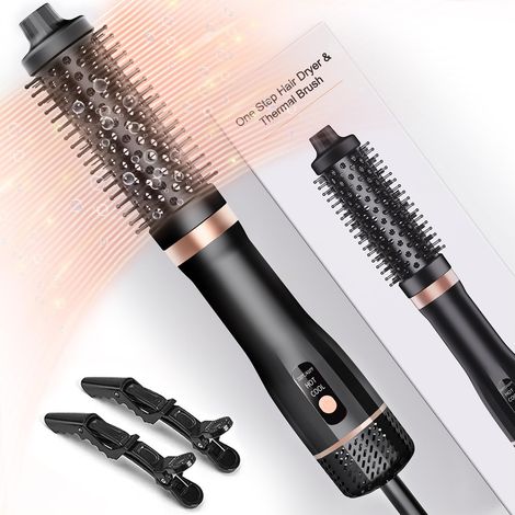 Hair Dryer Brush One Step Volumizer, 160,000 RPM High Speed Thermal Brushout Brushout Brushes, Hot Air Brush Negative Ions for Less Damage & Frizz for Drying, Smoothing (1/5)