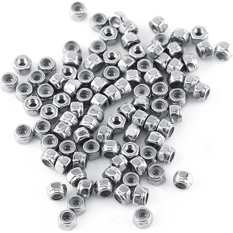 Écrous hexagonaux M2 M 12 en acier inoxydable SS304 avec insert (1/5)