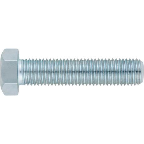 CHAVESBAO tornillo hexagonal din 933 8.8 zinc 10x45 , Tornillo hexagonal con rosca DIN 933 8,8 zincado Calidad 8,8 Equivalencia ISO 4017 Recubrimiento zincado Sujec
