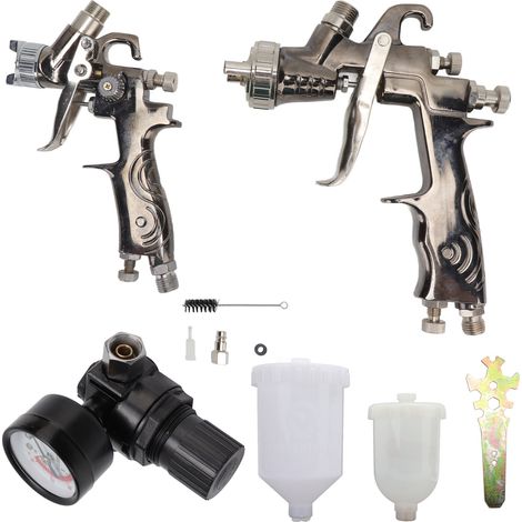 Kit de pistolet à air pneumatique TE350 TE500 pour peinture carrosserie auto, interface G1/4, modèle à pulvérisation réglable (1/5)
