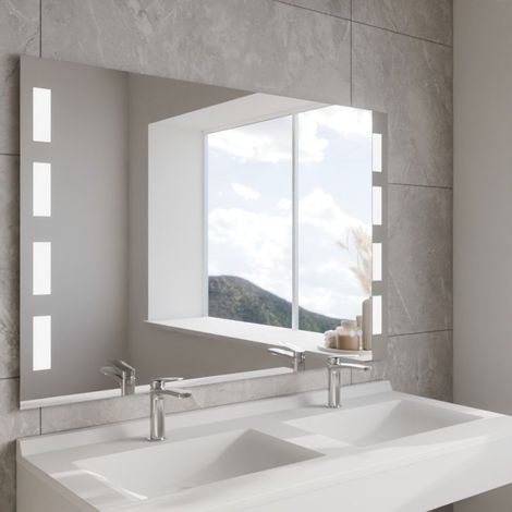 Miroir LED modulable et antibuée PRESTIGE PLUS - 120x80 cm