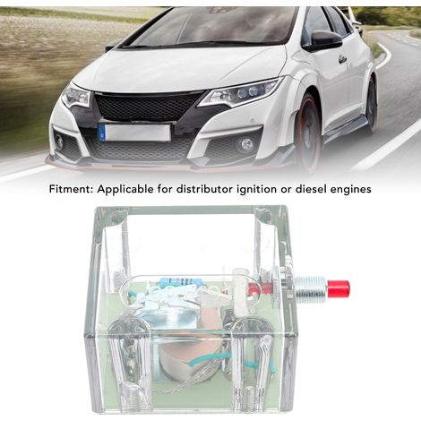 Contacteur de Shutdown Relais 12V 518APH 12 - Interrupteur de Sécurité pour Allumage Distributeur ou Moteurs Diesel (1/5)