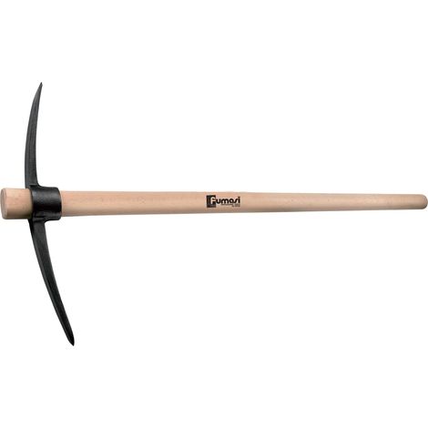 PICCONE DA GIARDINO IN ACCIAIO FORGIATO CON MANICO IN LEGNO 90 CM OCCHIO OVALE I