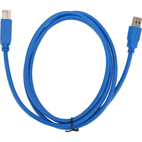 Câble USB 3.0 Mâle A vers Mâle B 5Gbps 1,5m Long PVC Cuivre pour Imprimante Scanner, Disque Dur Externe Hub (1/5)