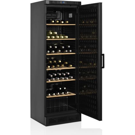 Cave à Vin pour 118 Bouteilles CPP1380E - Couleur Noire - Tefcold (1/3)