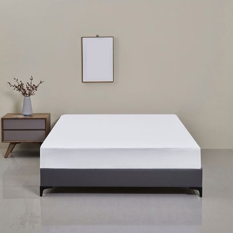 Protector De Matelas - Imperméable - Respirant - Taille Twin 190 x 99 cm - Polyester Enduit TPU - Lavable En Machine - Pour Adultes Enfants Animaux - 1 Pièce (1/5)