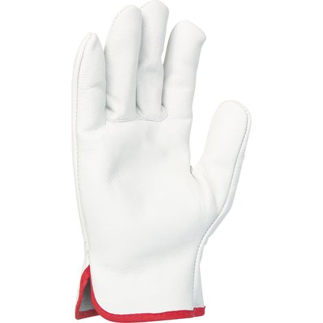 SINGER - Paire de gants tout fleur de bovin - Coloris naturel - Serrage élastique - Taille 11 - 56GN10