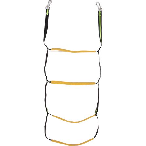 Échelle de Corde Pliable 4 Marches pour Bateau, Kayak et Canot Pneumatique - Escalier d'Embarquement Portable (1/5)