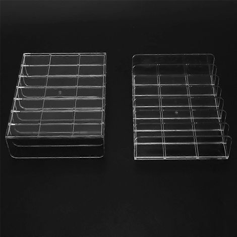Lot de 4 supports CD/DVD en acrylique transparent avec punaisables (voir photo) (1/5)