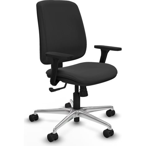Silla ergonómica piqueras y crespo Alares gris oscuro brazos 3D (1/2)