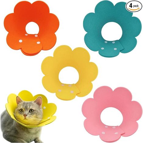 Lot Colliers Protection Souples Chat Anti Morsure Collerette Souple Collier Postopératoire