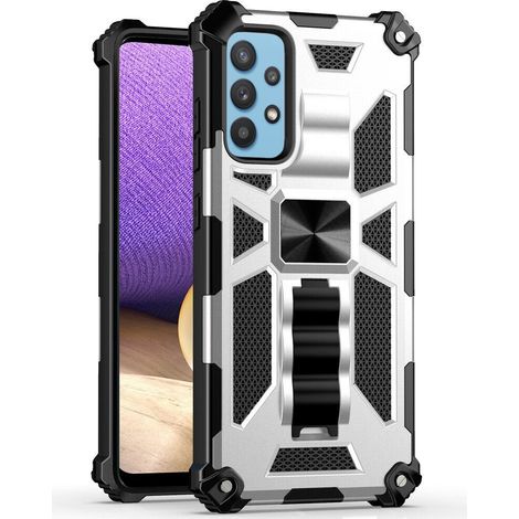 Schutzhülle für Samsung Galaxy A32 5G, Armor Kickstand, silber (1/5)