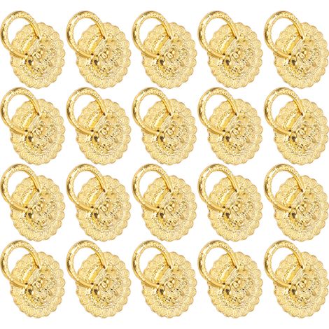 Poignées de meubles vintage 20 pièces, boutons spéciaux miniatures pour tiroirs et caisses en bois, forme originale, quincaillerie de rangement. (1/5)