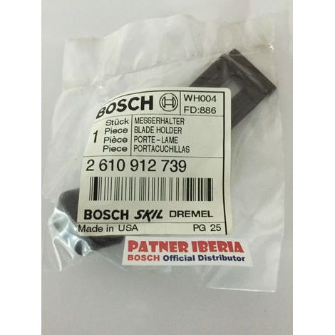 Repuesto original BOSCH 2610912739 Porta cuchillas