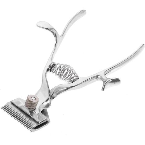 Tondeuse à poils manuelle ultra-silencieuse pour chiens et chats-Silver